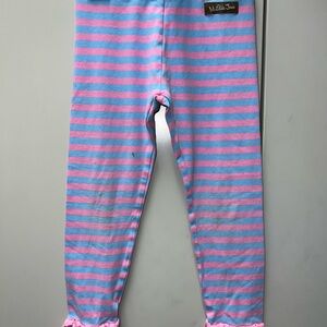 Matilda Jane Pink and Blue Striped Leggings